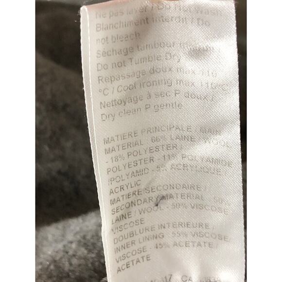 See by Chloe City Wool Vest Sleeveless Button Front Oversized Drizzle Grey 2 - Picture 13 of 14